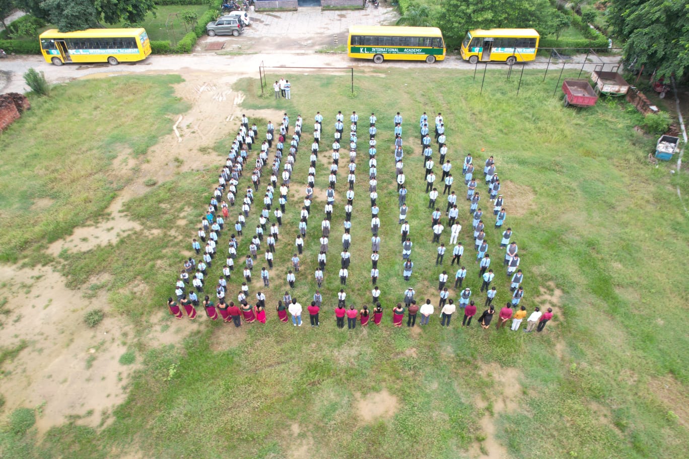 K.L International School campus assembly & grounds